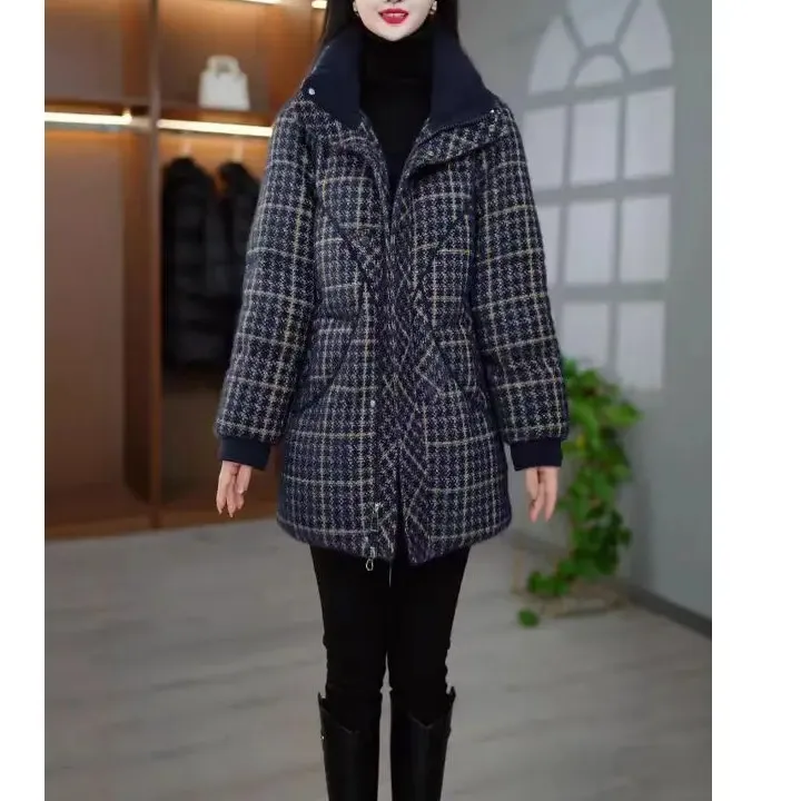 运费补贴）气质减龄保暖百搭设计冬显白高级灰棉服外御寒保暖外套