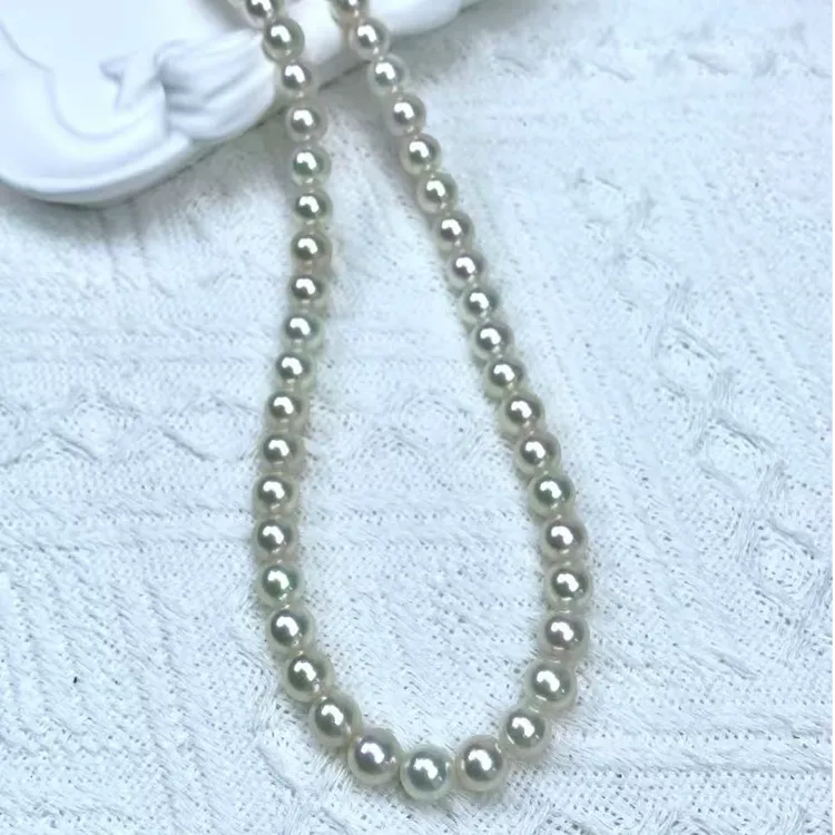 【极光甄选】海水珍珠AKOYA珠串7-7.5mm吉尔德五星Bella送人礼物