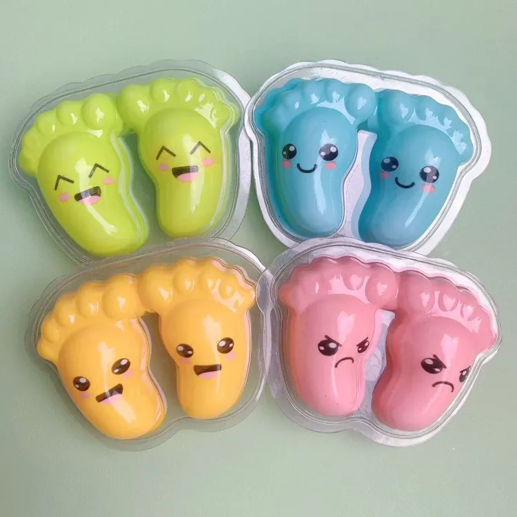 夹心软糖脚丫造型水果味香甜零食可爱脚型糖爆浆软糖