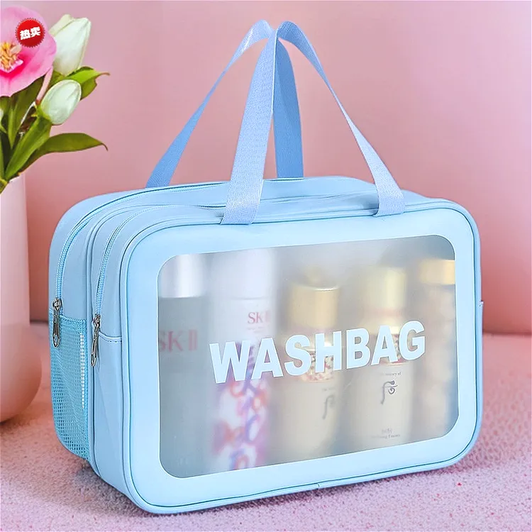 网红洗漱包干湿分离男出差旅行化妆收纳包女大容量游泳洗澡包爆款