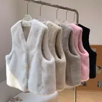 [直播专属]秋冬新款韩版女士V领马甲气质显瘦