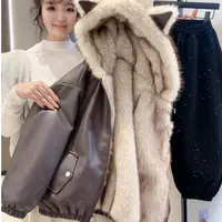 《木糖》儿童新款加厚款皮衣加绒加厚皮衣三防软皮夹克外套