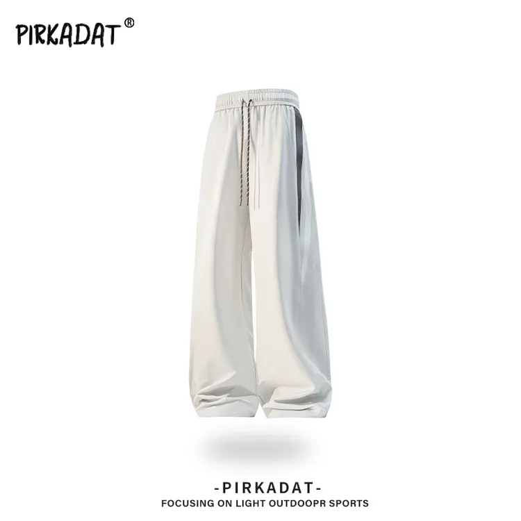 Pirkadat秋季新款直筒工装裤男美式复古潮流休闲宽松百搭阔腿裤子