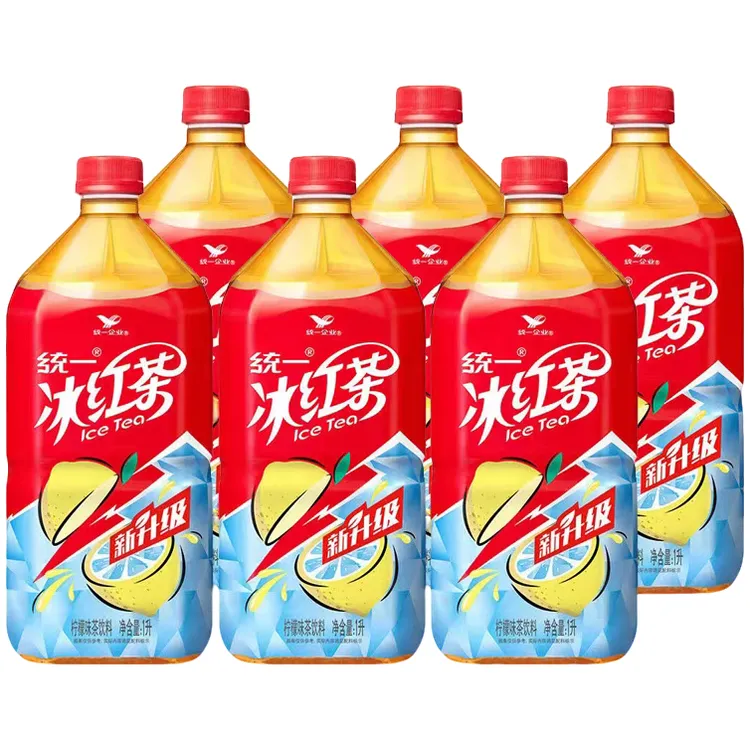 统一冰红茶1L/500ml整箱柠檬味风味饮品大瓶网红夏日饮品茶饮料