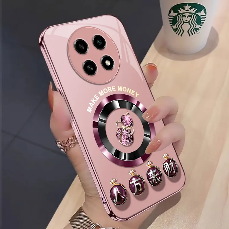 来财葫芦OPPOA2Pro手机壳PJG110全包防摔金属漆轻奢高级感散热