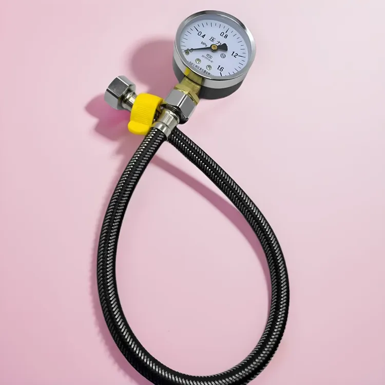 水压测试仪压力表1.6mpa自来水压力检测楼房地暖水管打压工具