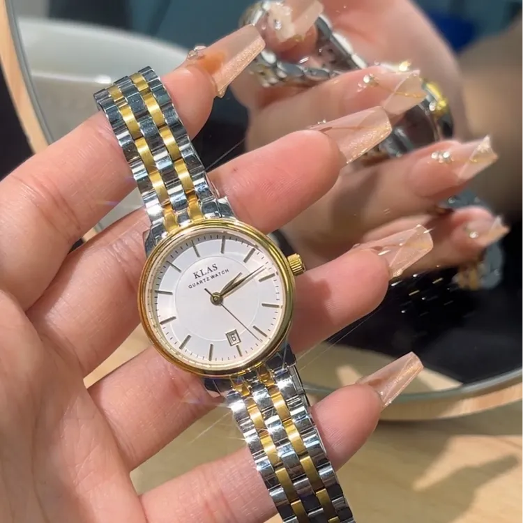 KLAS璃光情人节情侣七夕设计百搭防水超薄女款手表