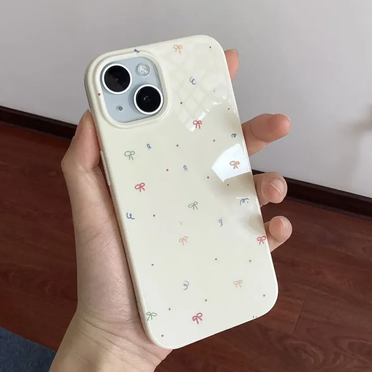 满屏蝴蝶结果冻壳适用苹果16/15手机壳14pro高级13pro新款12创意