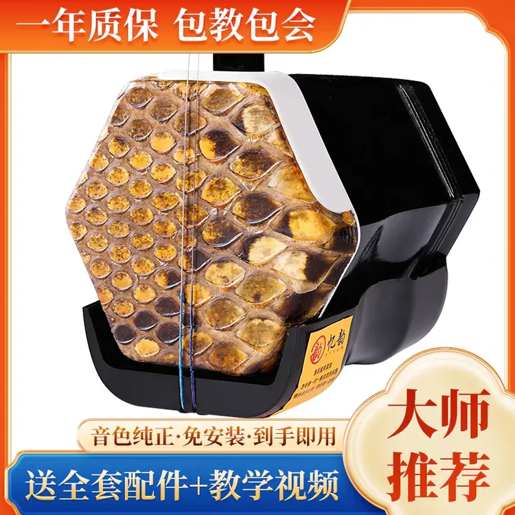 色木二胡（蟒皮制作  初学推荐 回馈粉丝）