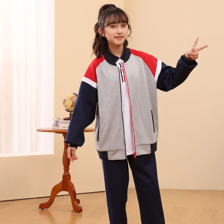 爱斑格萍乡中小学秋季统一新款校服春秋款小初高中长裤男女套装