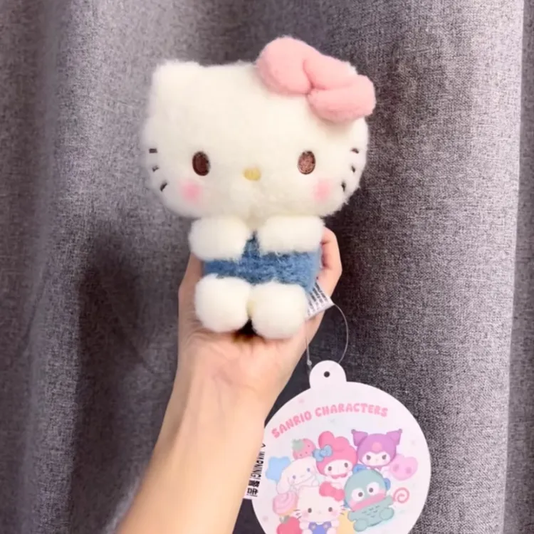 【香港限定】Hello Kitty 毛绒Kitty钥匙扣玩偶