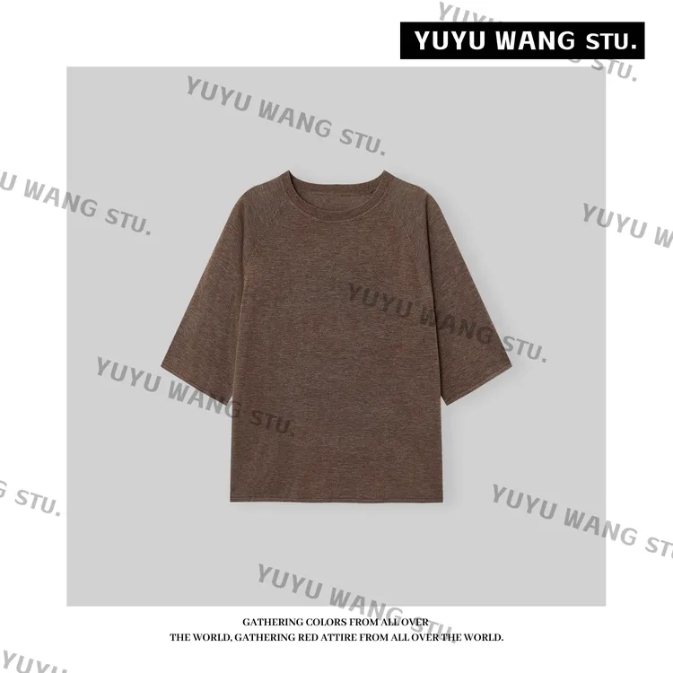 YUYU WANG【可可棕】毛衫上衣RB2SDRZ2722