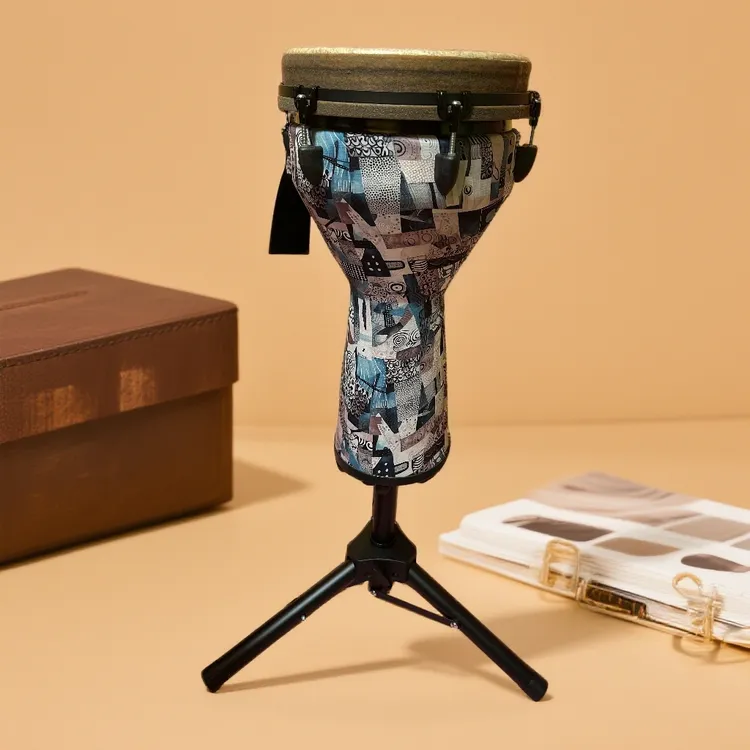 专业非洲鼓站坐两用支架10寸12寸13寸便携折叠站立式鼓架快速拆卸