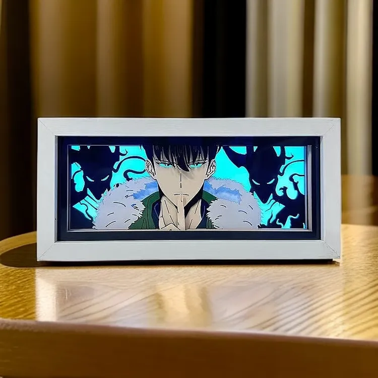 我独自升级程肖宇动漫摆件创意礼品简约氛围灯箱小夜灯情人节礼物