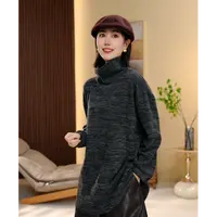 BEIJU 2025新款时尚气质百搭显瘦轻奢洋气设计感套头针织衫女7869