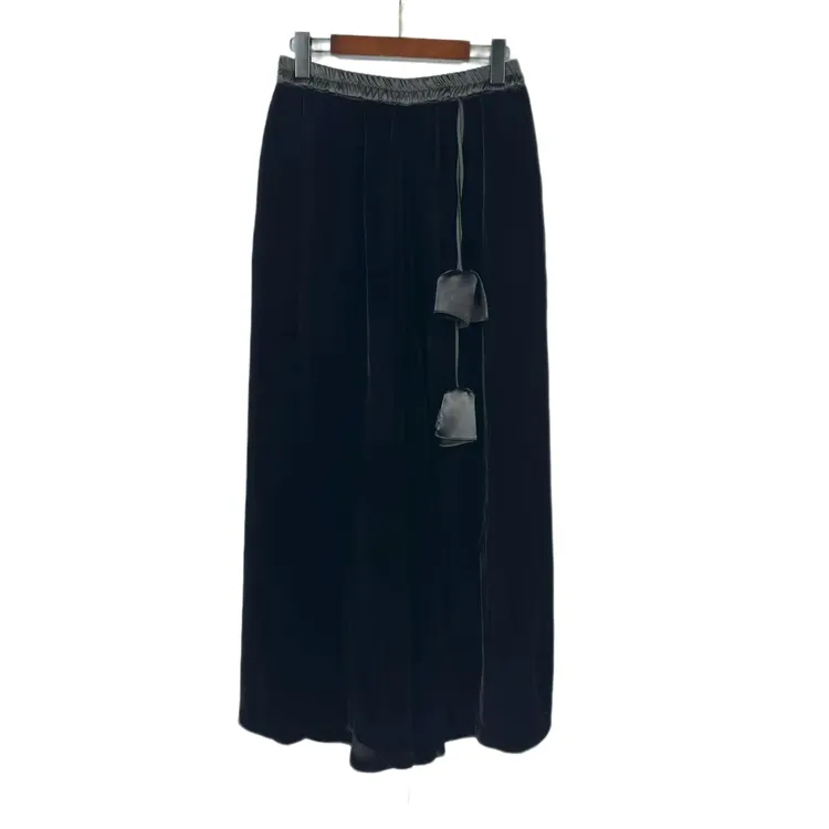 朱总原创设计2025018新款丝绒长裤