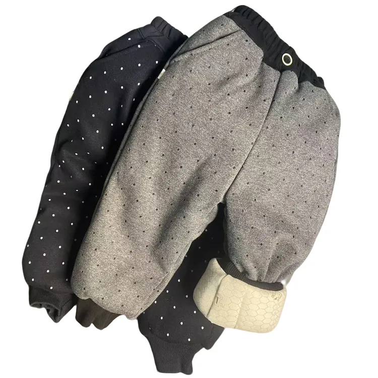 点点松紧带冬季男女童通小童棉裤加厚