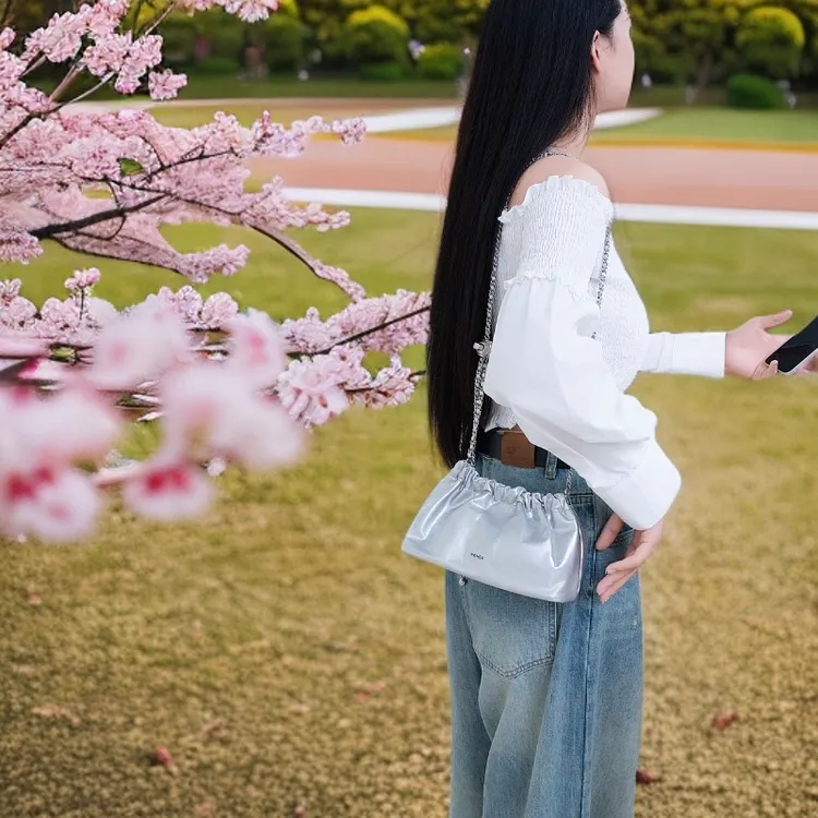 HONGU/红谷很适合贵州看樱花的饺子包时尚百搭夏季春季休闲洋气