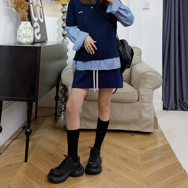复古厚底大头德训老爹鞋女2025秋季新款休闲百搭增高运动鞋板鞋