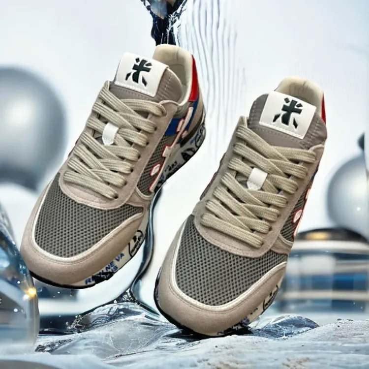 新品欧货高档斯丹sidan品牌男鞋2025新款百搭潮牌米字鞋透气男士