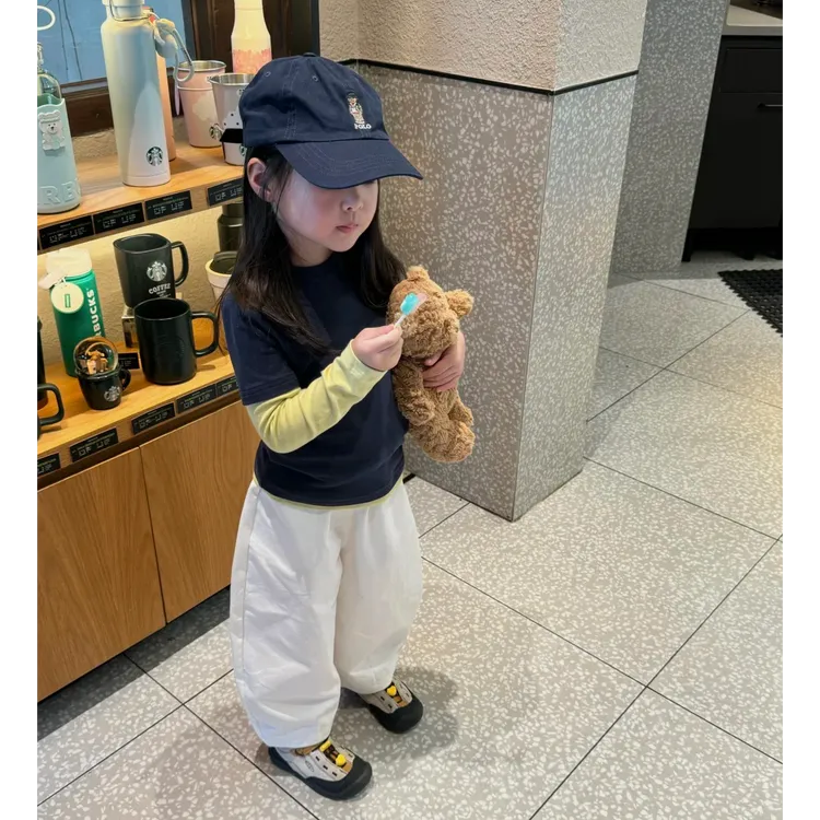【现货】壹妈童装女童套装秋季新款洋气儿童休闲假两件上衣阔腿裤子