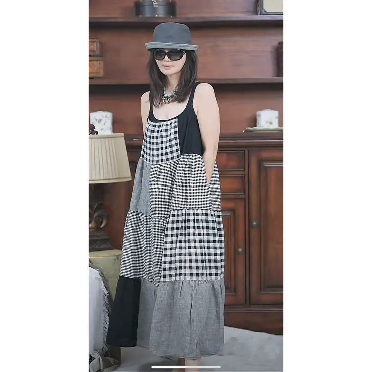 永远的花仙子背带裙王璇原创设计