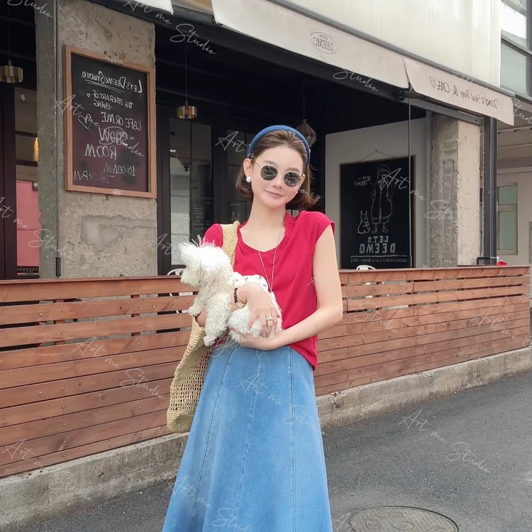 Artme瓜瓜呀【回购霸榜T人手一件五色纯色半袖基础T恤】w1250w2