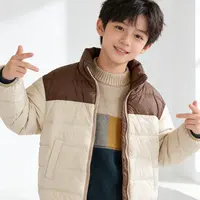 36404高端专享冬季儿童轻薄羽绒服卡其