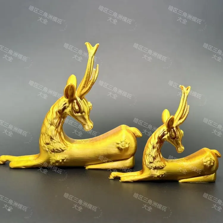三角洲行动周边 大金摆件 黄斤瞪羚 模型摆件