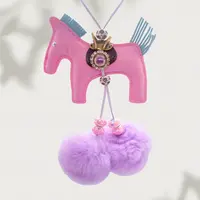 小粉马包挂非遗手工艺制品包挂