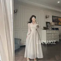 【现货】LUOLUOZ【美学交织】气质绝美花边设计感轻奢短款连衣裙JF803