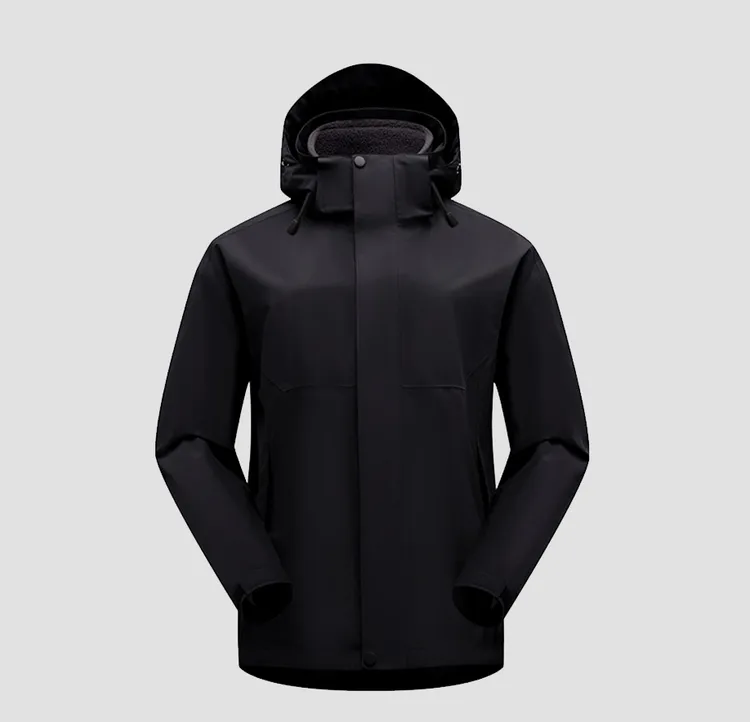 软壳男防风防水透气秋冬保暖三合一可外穿拆卸摇粒绒冲锋衣夹克