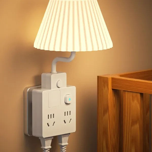 【超省空间】台灯插座转多孔转换器插头家用插排插板多用排插充电器