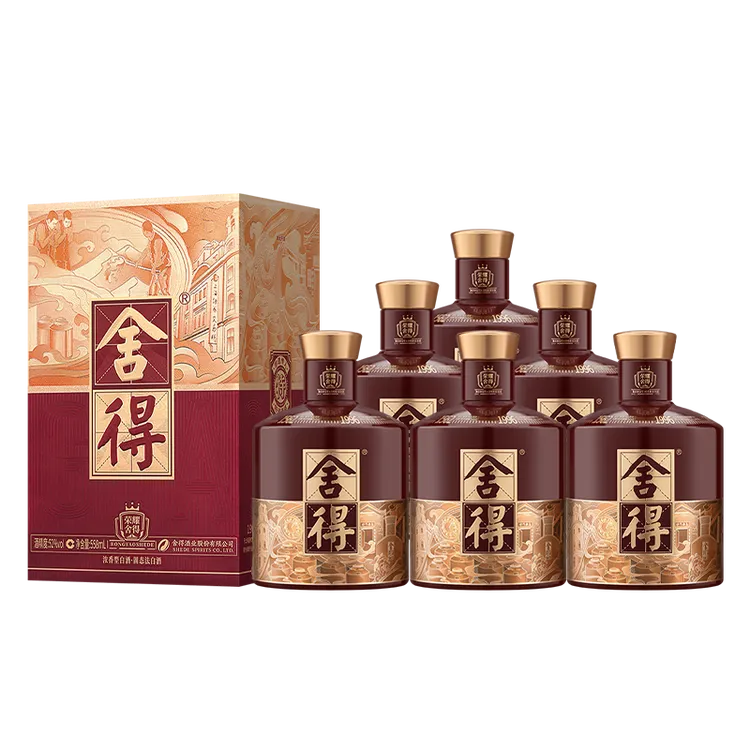 舍得荣耀舍得 整箱52度558ml*6