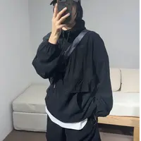 NIU ZI 套头半拉链连帽卫衣#41