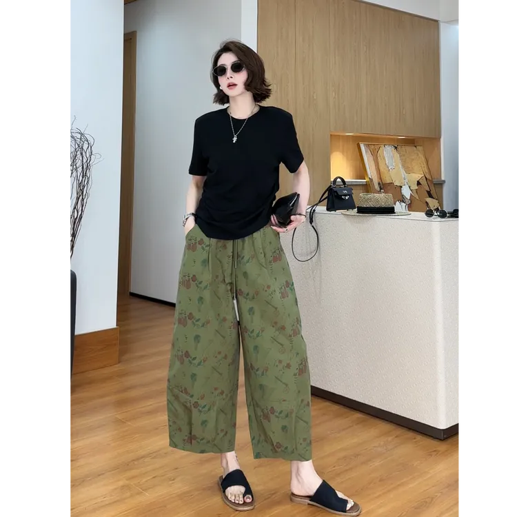 YYOUHAN 2025新款【冰感T】双侧捏褶纯色净版显瘦百搭T恤 2506C3440