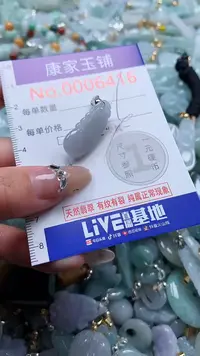 翡翠未镶嵌吊坠(不含链)6416