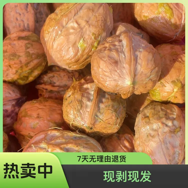 云南永善正宗新鲜去青皮湿核桃薄壳老树核桃现剥现发美味坚果零食