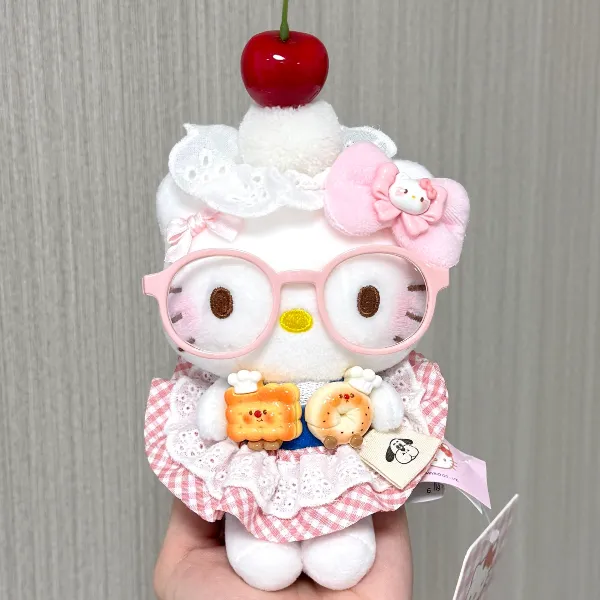正版hellokitty甜点师三丽鸥kt包包挂件圣诞节书包送人生日礼物女