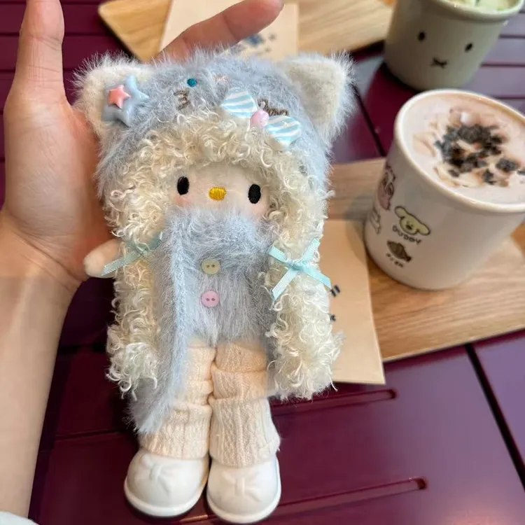 原创手作小猫长腿KT挂件