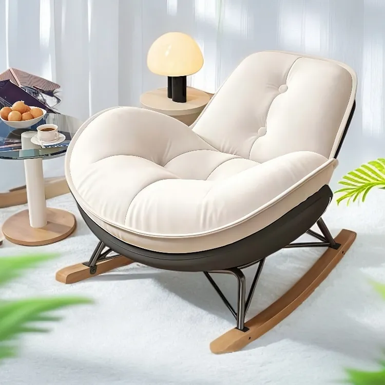 轻奢客厅家用创意简约北欧极简阳台椅沙发意式单人椅沙发办公室