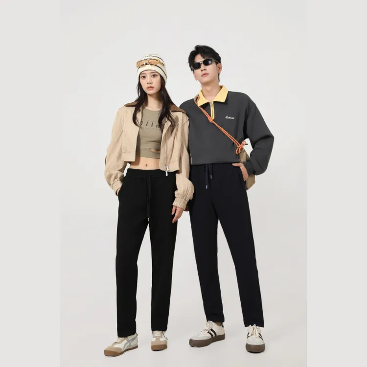 【方便专属】经典款含羊毛蚕丝情侣卫裤男裤直筒秋冬24270-16MF裤子