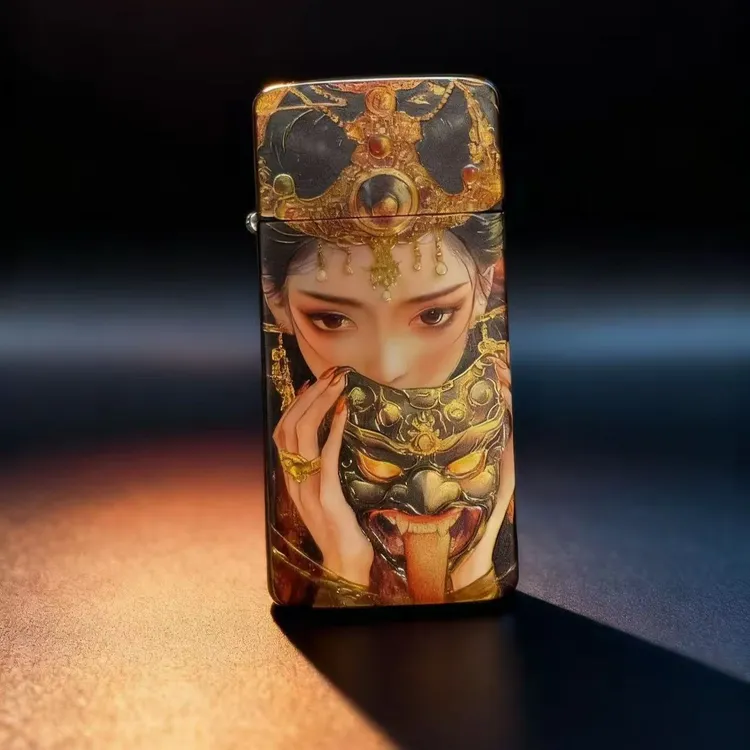 EIFFEL/埃菲尔E03黄铜扎基拉姆超薄二代打火机2025年火爆款网红款