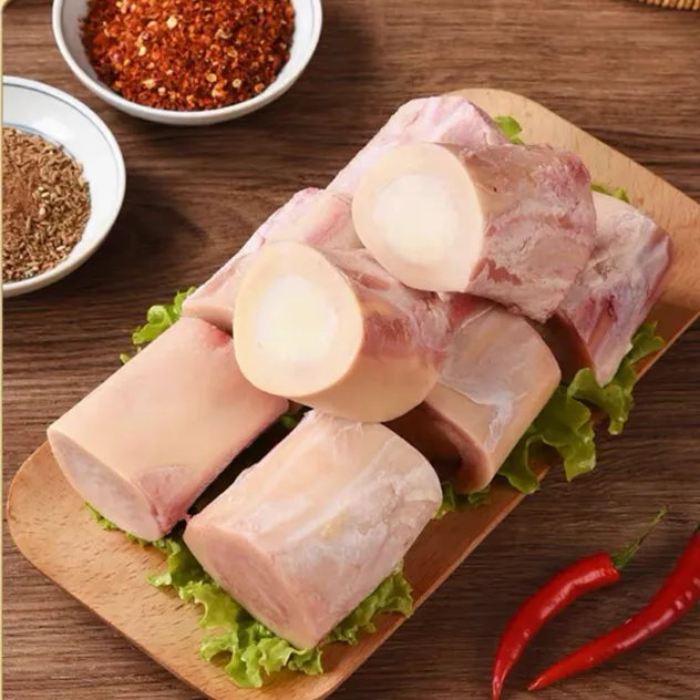 伊英清真西门塔尔牛大骨段牛骨髓煲汤 烧烤食材2000g