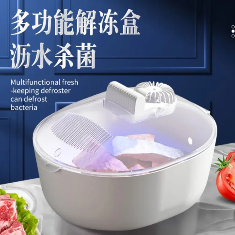 源头厂家 |快速解冻器大容量食品保鲜洗菜智能恒温冻品快速除冰器