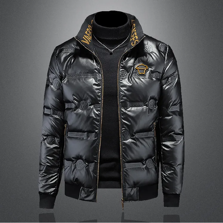 VENDAFONAT梵基弗奈男士冬季新款亮面羽绒服外套潮流时尚短款外套