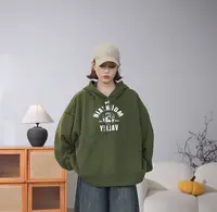 韩系新款宽松大版慵懒感洋气字母卫衣