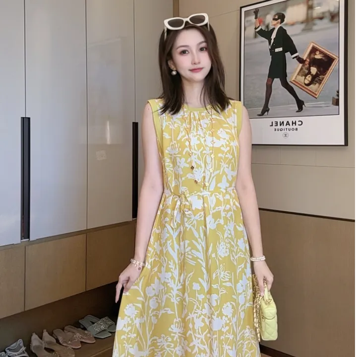 【丝芙玉禄】（S461）100%真丝双绉甜美裙子桑蚕丝女装真丝连衣裙