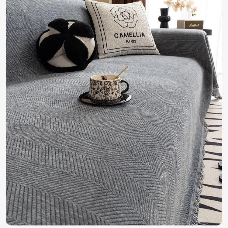 新款宽幅230加大沙发盖布巾2025新款沙发坐垫四季通用沙发坐垫巾