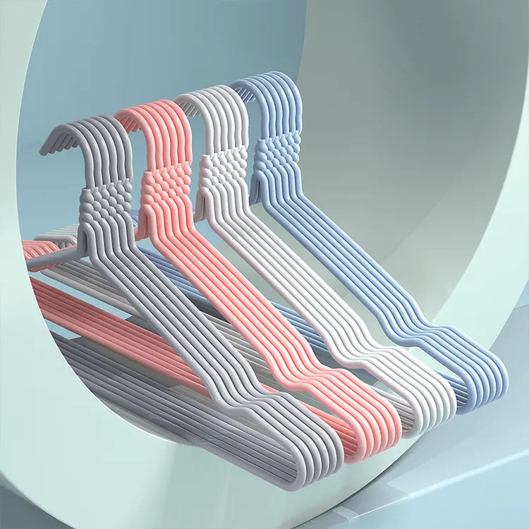 10支福利成人衣架子晒衣服架衣撑家用晾衣架无痕衣架衣挂挂衣架子